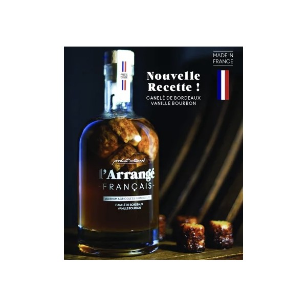 Rhum Arrangé : Canelé de Bordeaux - Vanille Bourbon