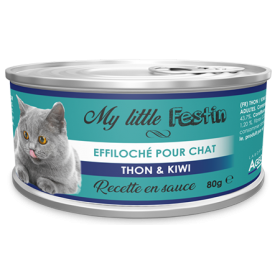 Boîtes pour chats Sauce Thon / Kiwi - 80g