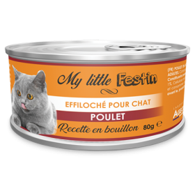 Boîtes pour chats Bouillon Poulet - 80g