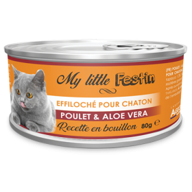 Boîtes pour chats Bouillon Poulet / Aloe vera - 80g