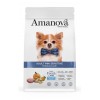 Amanova - Croquettes chien adulte mini peau sensible agneau & citrouille sans céréales 2 KG