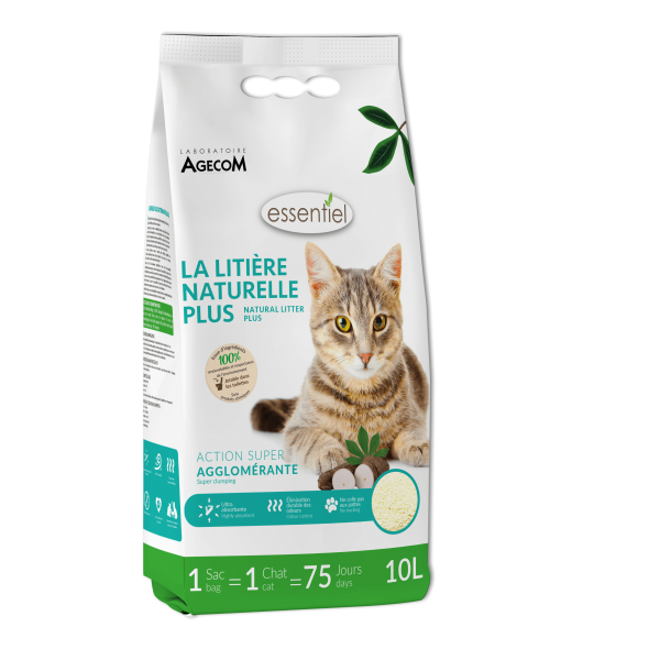 Essentiel - Litière naturelle plus 10 L Essentiel - Litière naturelle plus 10 L