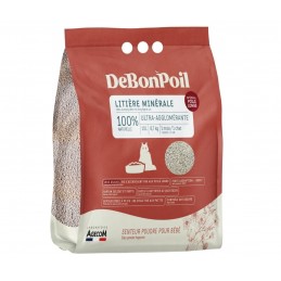 DeBonPoil - Litière Minérale - Poils Longs 10 L