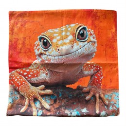 housse de coussin Gecko N°2