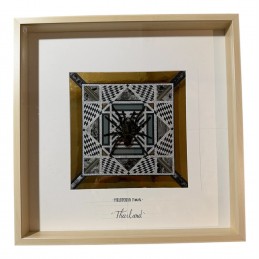 Mygale – Cadre Bois 50 x 50 cm