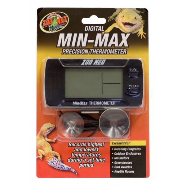 Thermomètre analogique et numérique à maximum et minimum